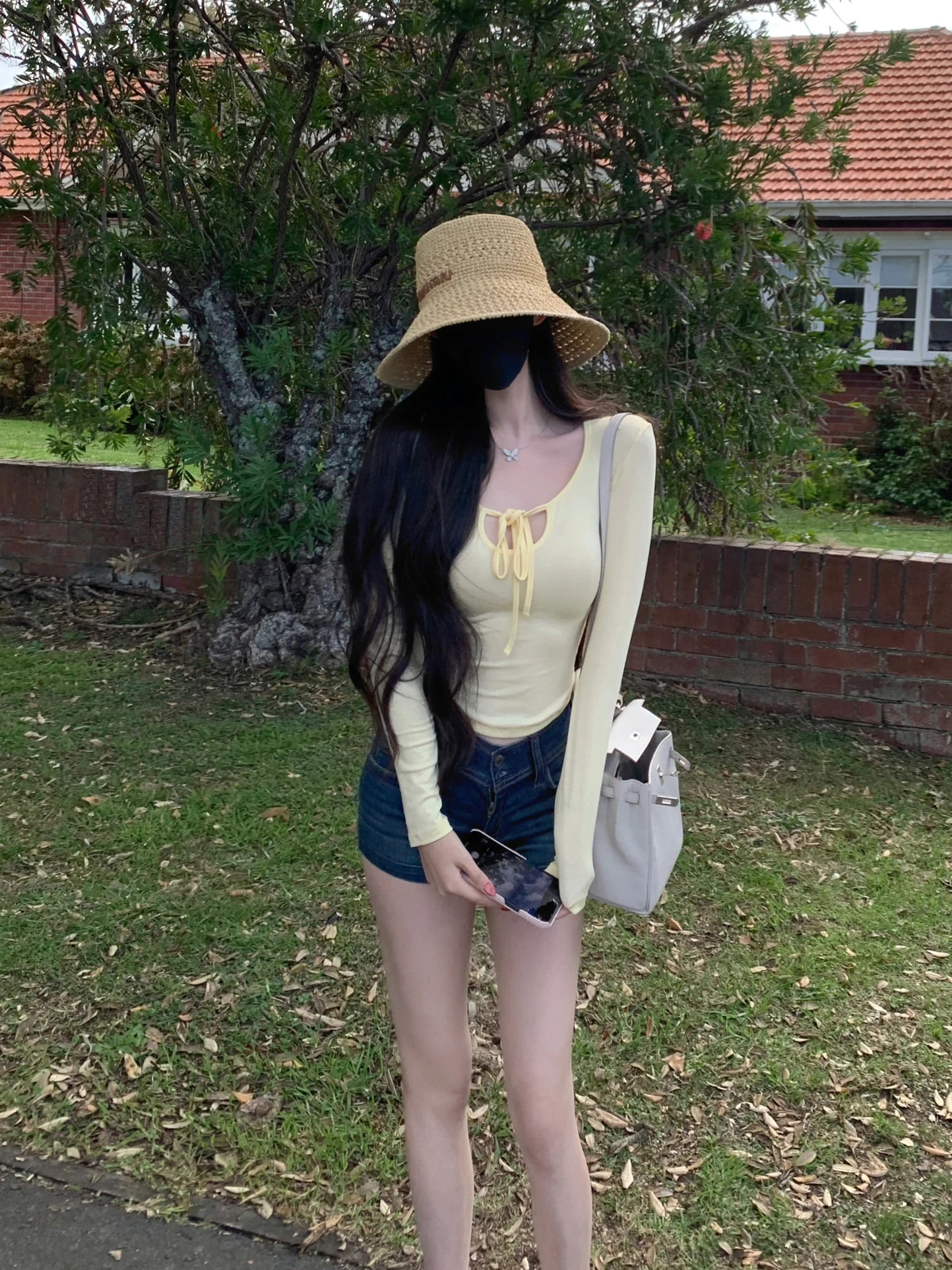 Korean Women's Sun Protection Set Casual Breathable Soft High Waist Double Bule Long Sve Jeans Ladies High Elastici Denim
Korean Women's Sun Protection Set Casual Breathable Soft High Waist Double Bule Long Sve Jeans Ladies High Elastici Denim