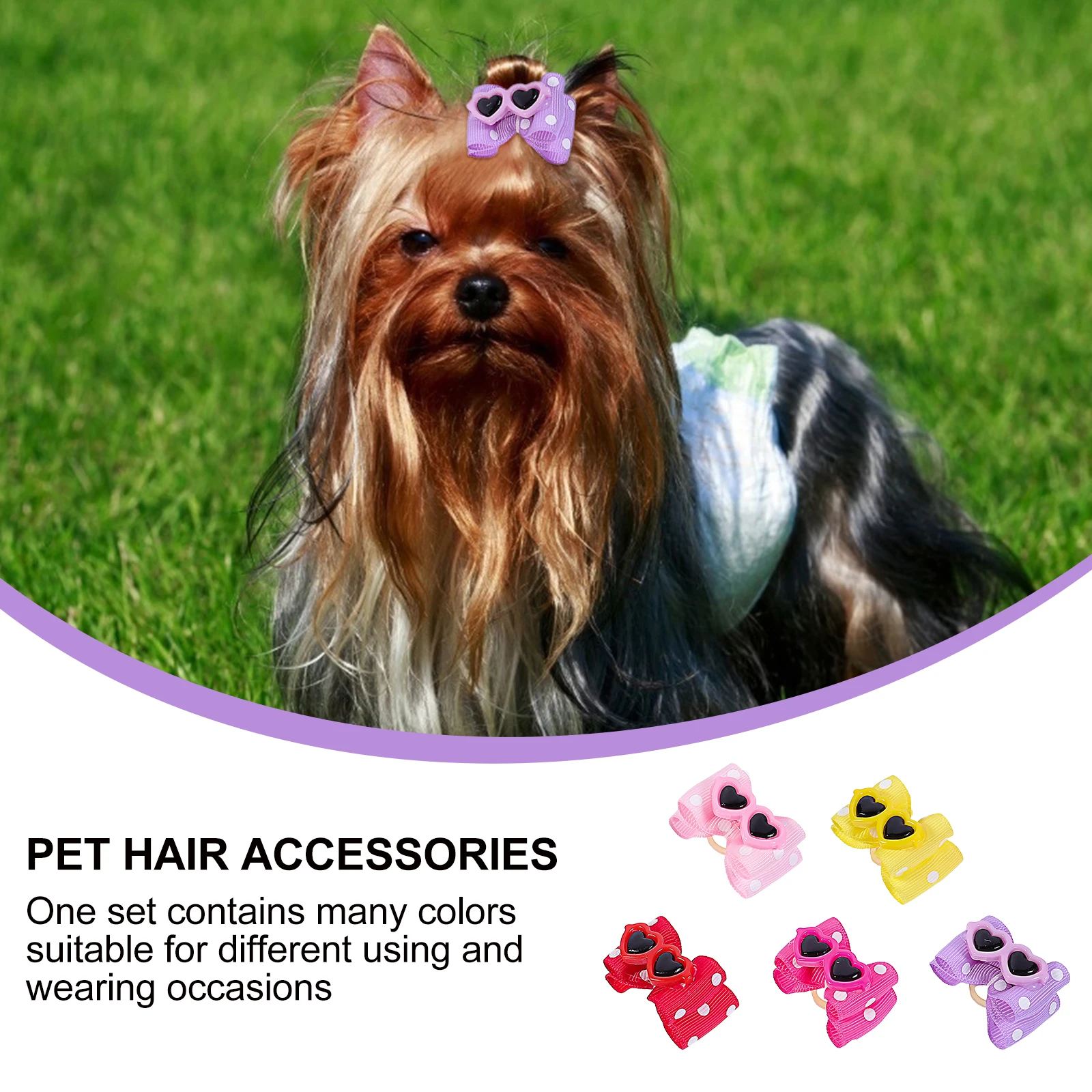 Dog Pet Hairpin Clips Bow for Pets Sunglasses Small Barrettes Polyester Bowknot Hairpins
Dog Pet Hairpin Clips Bow for Pets Sunglasses Small Barrettes Polyester Bowknot Hairpins