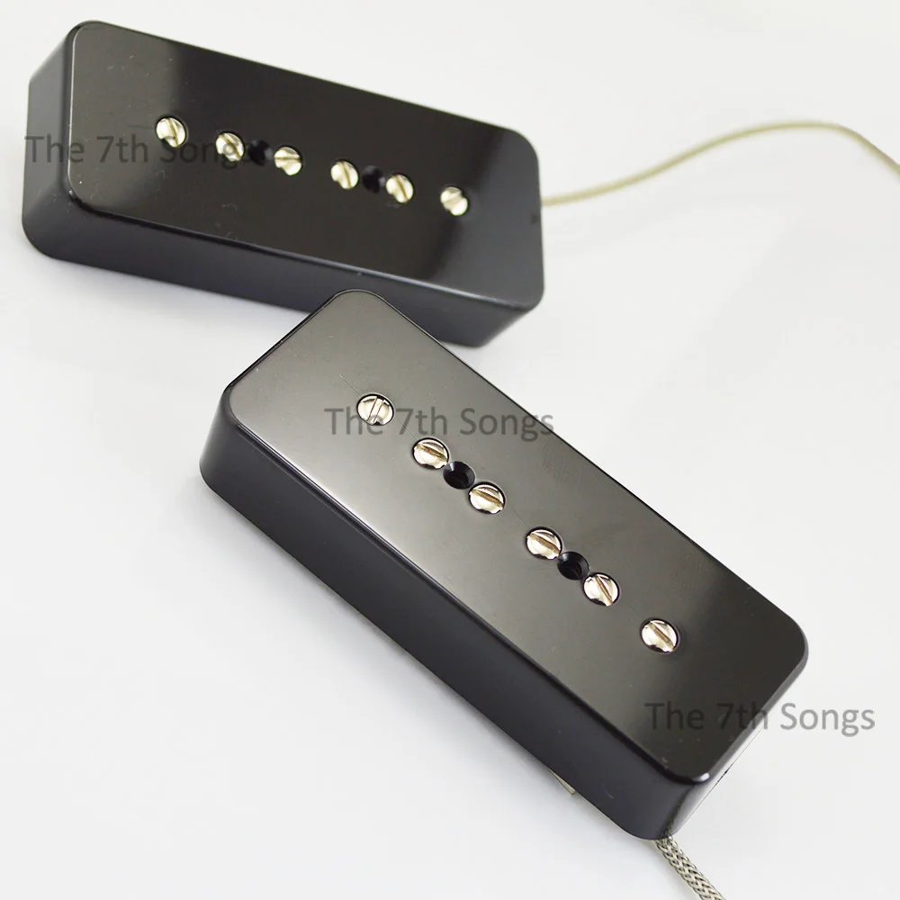 Vintage Alnico 5 Soapbar Single Coil Neck / Bridge Pickup for P90 Electric Guitar Cream / Parchment / Black
Vintage Alnico 5 Soapbar Single Coil Neck / Bridge Pickup for P90 Electric Guitar Cream / Parchment / Black