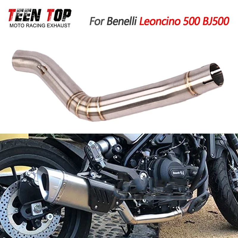 Motorcycle Exhaust Middle Link Pipe For Benelli Leoncino BJ500 Decat Pipe 51mm Escape Moto Middle Connect Tube BJ500 Exhaust
Motorcycle Exhaust Middle Link Pipe For Benelli Leoncino BJ500 Decat Pipe 51mm Escape Moto Middle Connect Tube BJ500 Exhaust