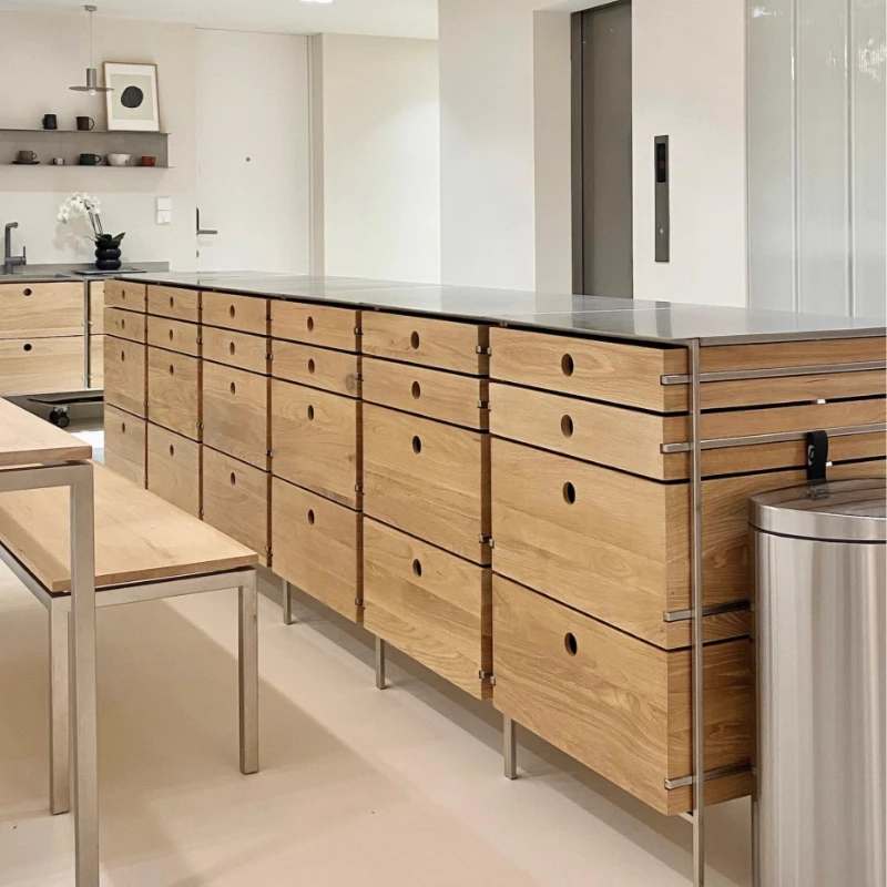 Oak chest, dining side cabinet, storage cabinet, solid wood minimalist stainless steel multi-functional cabinet
Oak chest, dining side cabinet, storage cabinet, solid wood minimalist stainless steel multi-functional cabinet