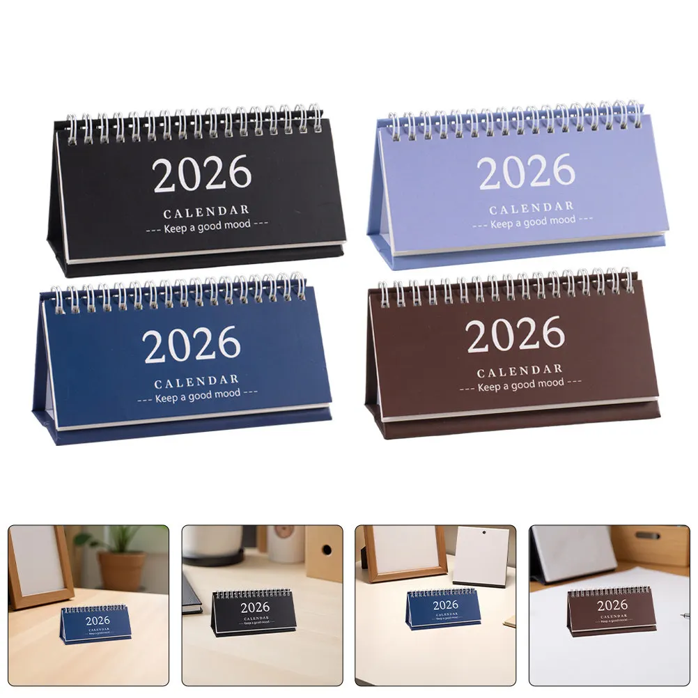 4Pcs 2026 Aesthetic Desk Calendar Mini Standing Flip Calendar English Language Monthly Planner for Desktop Office Study Space
4Pcs 2026 Aesthetic Desk Calendar Mini Standing Flip Calendar English Language Monthly Planner for Desktop Office Study Space