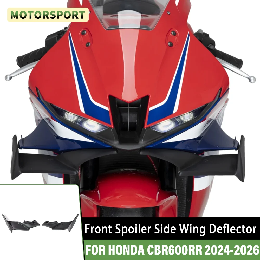 FOR HONDA CBR600RR CBR 600 RR 2024-2026 Motorcycle Aerodynamic Winglet Side Spoiler Wing Deflector Downforce Front Lip Fairing
FOR HONDA CBR600RR CBR 600 RR 2024-2026 Motorcycle Aerodynamic Winglet Side Spoiler Wing Deflector Downforce Front Lip Fairing
