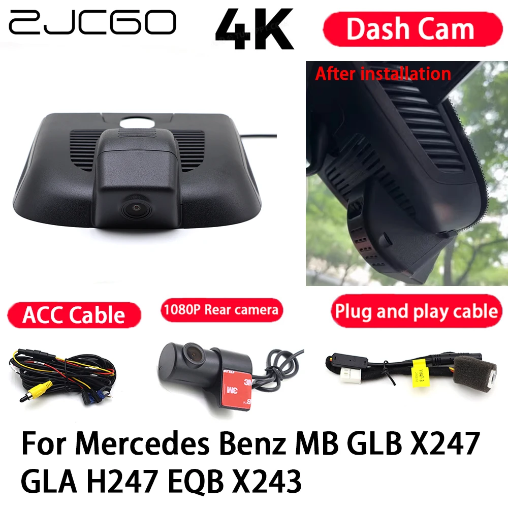 Car Camera 4K Plug and Play Dash Cam Video Recorder Night Vision for Mercedes Benz MB GLB X247 GLA H247 EQB X243
Car Camera 4K Plug and Play Dash Cam Video Recorder Night Vision for Mercedes Benz MB GLB X247 GLA H247 EQB X243
