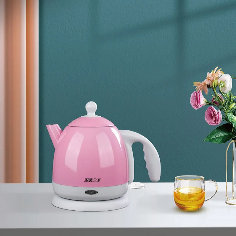 Красочный электрический чайник 1 л, домашний чайник с быстрым кипячением воды, автоматическое отключение, чайник из нержавеющей стали 304, кухонные инструменты, 1000 Вт
Красочный электрический чайник 1 л, домашний чайник с быстрым кипячением воды, автоматическое отключение, чайник из нержавеющей стали 304, кухонные инструменты, 1000 Вт