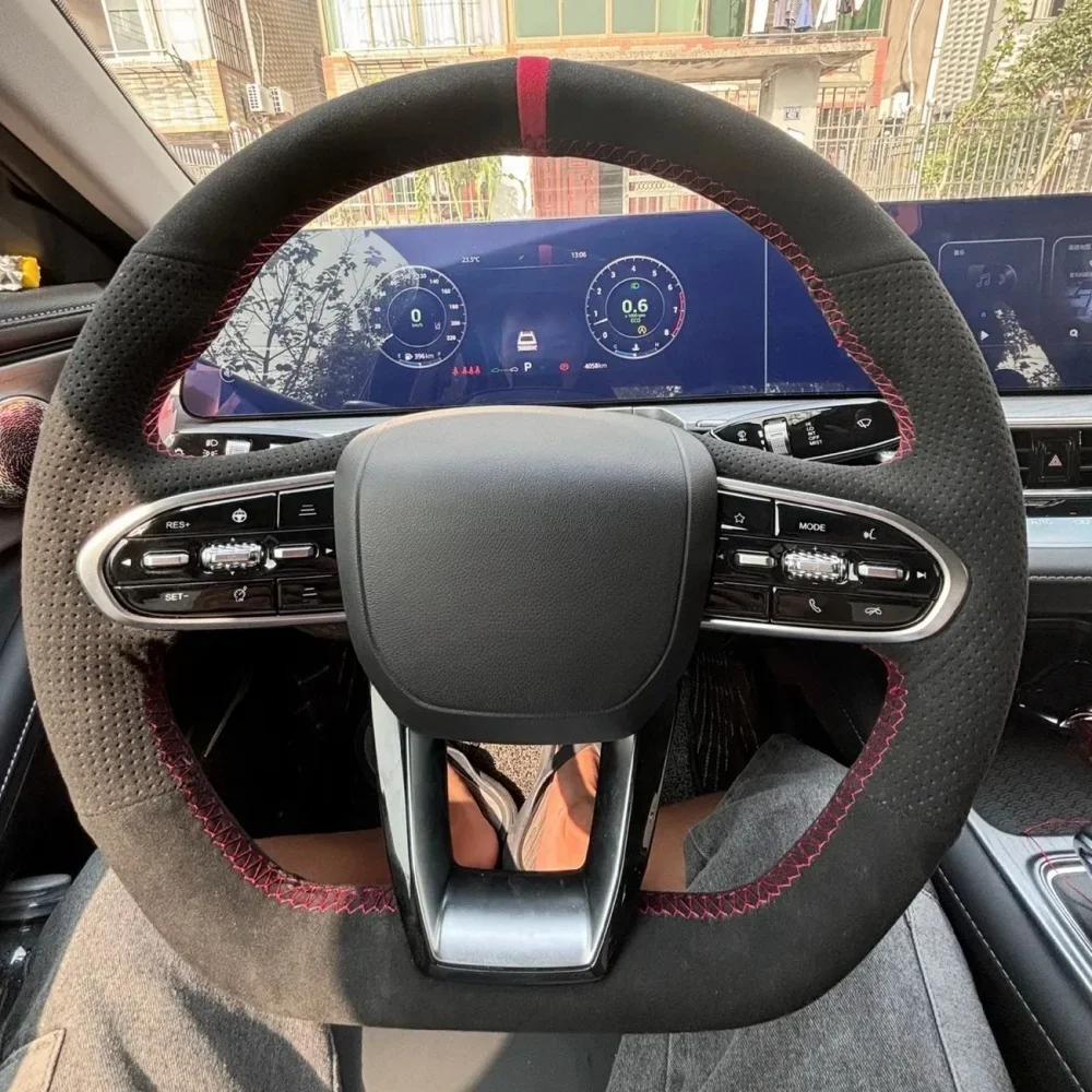 Плетеный чехол на руль автомобиля «сделай сам», замшевый чехол для Chery Omoda 5 C5 FX 2022 2023 2024, аксессуары для салона автомобиля, накидка на руль
Плетеный чехол на руль автомобиля «сделай сам», замшевый чехол для Chery Omoda 5 C5 FX 2022 2023 2024, аксессуары для салона автомобиля, накидка на руль