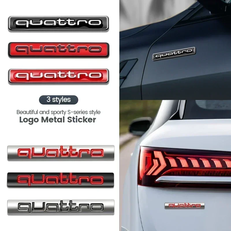 3D Metal Car Rear Trunk Emblem Fender Side Sticker for Audi Quattro A5 B7 Q7 A3 A4 B8 A6 TT R8 A8 A7 Q5 Q3 C7 S3 A1 B5 Q2 Sport
3D Metal Car Rear Trunk Emblem Fender Side Sticker for Audi Quattro A5 B7 Q7 A3 A4 B8 A6 TT R8 A8 A7 Q5 Q3 C7 S3 A1 B5 Q2 Sport