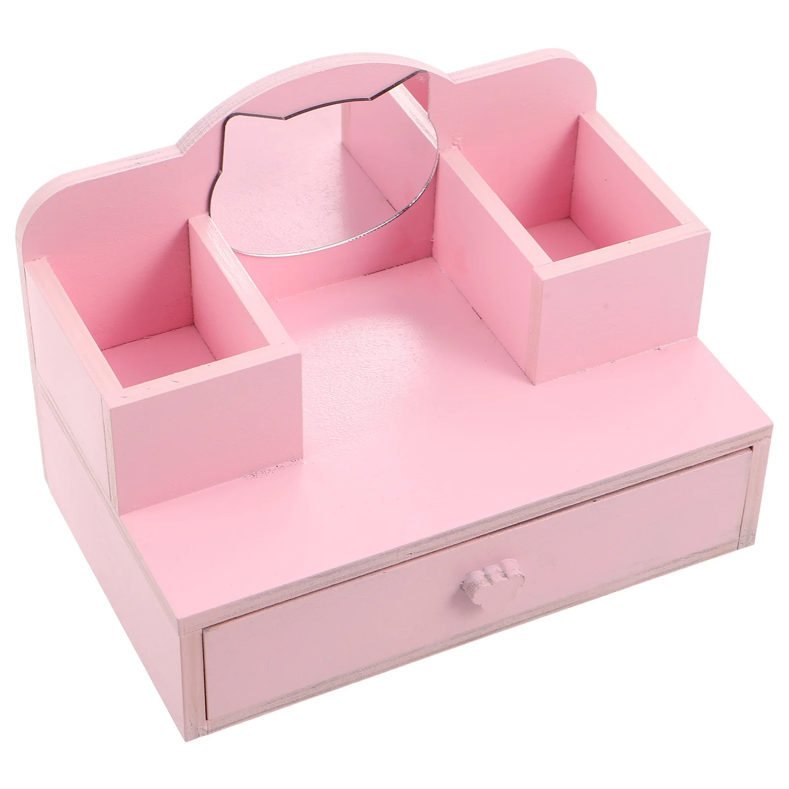 Miniature Dollhouse Vanity Table Pink Princess Style Wooden Sturdy Adjustable Mirror Storage Drawers Makeup Furniture
Miniature Dollhouse Vanity Table Pink Princess Style Wooden Sturdy Adjustable Mirror Storage Drawers Makeup Furniture