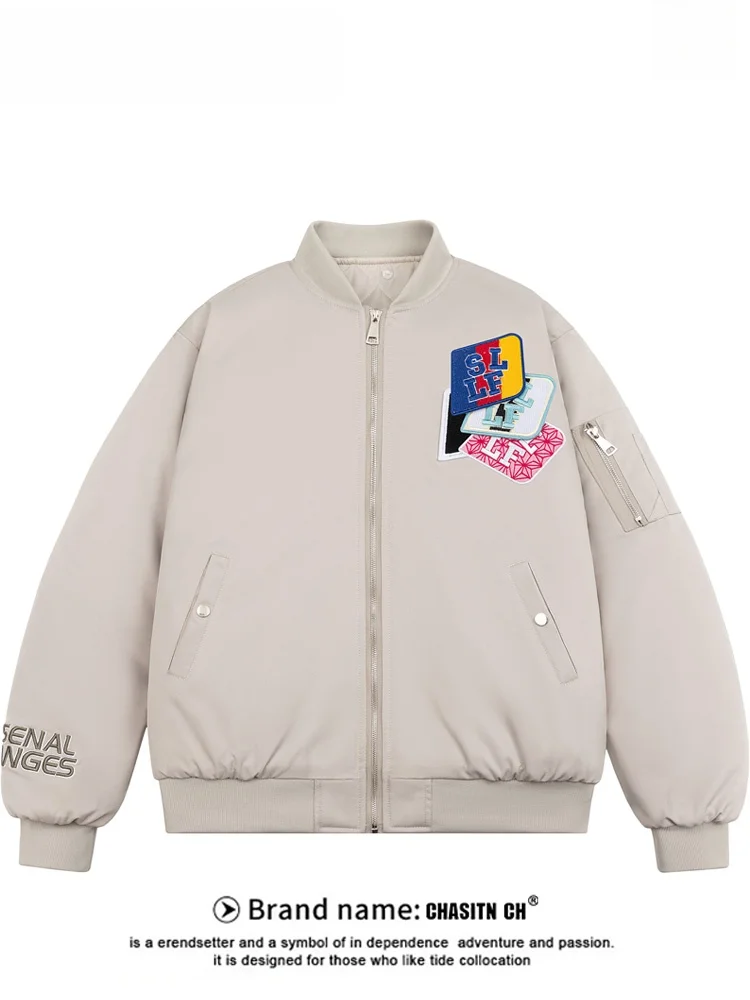 Men's Flight Cotton Jacket Warm Thickened Loose Winter Casual Coat Fashionable Urban Style Removable Hood Polyester Fiber
Men's Flight Cotton Jacket Warm Thickened Loose Winter Casual Coat Fashionable Urban Style Removable Hood Polyester Fiber