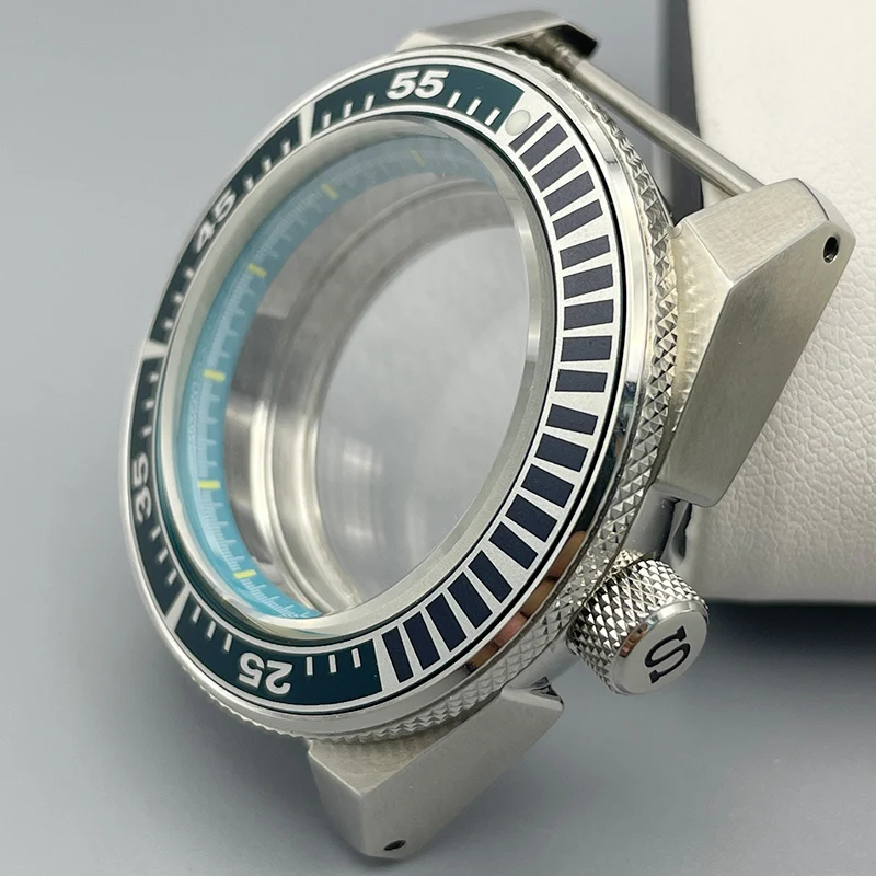 Silver NH35 Case Samurai King Case Sapphire Crystal Glass Fits NH35 NH36 7S26 4R Movement 28.5mm Dial Men Watch Samurai Case
Silver NH35 Case Samurai King Case Sapphire Crystal Glass Fits NH35 NH36 7S26 4R Movement 28.5mm Dial Men Watch Samurai Case