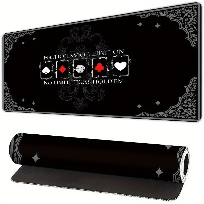 Коврик для мыши с дизайном Texas Hold 'em Poker, настольный коврик, игровые коврики, резиновые противоскользящие прочные аксессуары для ПК, клавиатура, расширенные коврики для мыши
Коврик для мыши с дизайном Texas Hold 'em Poker, настольный коврик, игровые коврики, резиновые противоскользящие прочные аксессуары для ПК, клавиатура, расширенные коврики для мыши