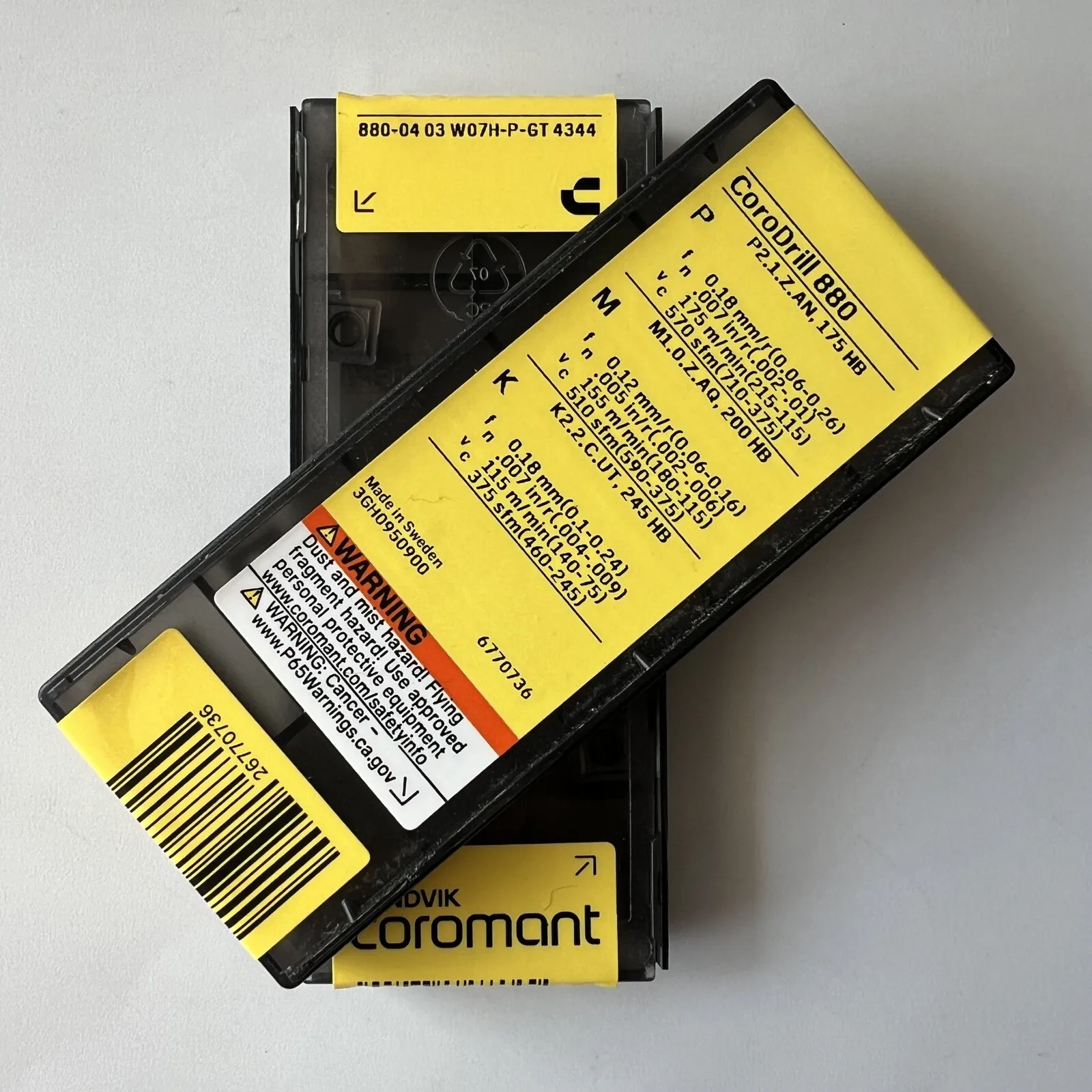 SANDVIK / 880-0403W07H-P-GT 4344 / Оригинальное шведское лезвие из твердого сплава, 10 шт.
SANDVIK / 880-0403W07H-P-GT 4344 / Оригинальное шведское лезвие из твердого сплава, 10 шт.