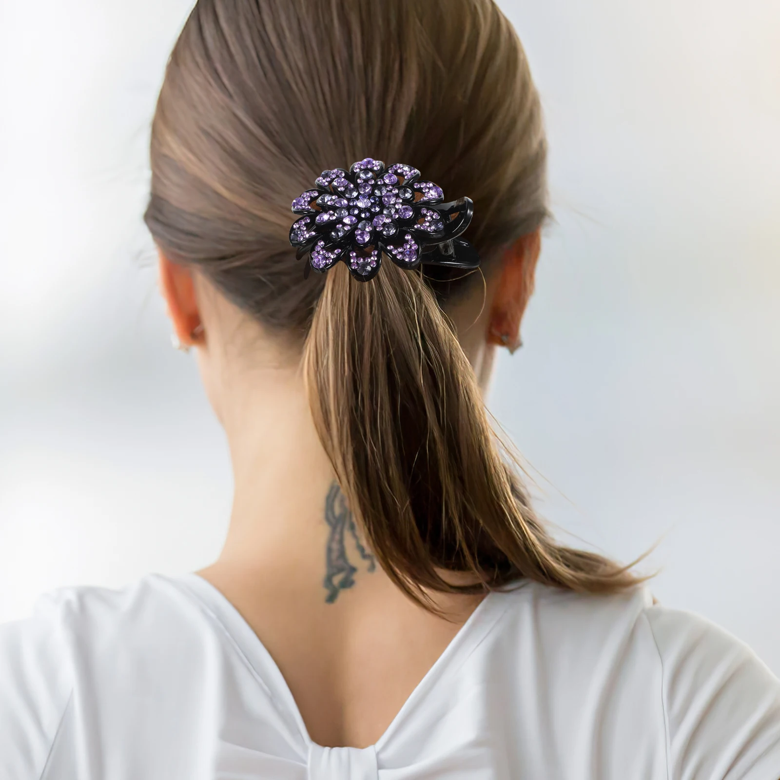 3 Pcs Duckbill Clips Acrylic Rhinestones French Barrette Women Headdress Assorted Color Claw Thick Hair Styling Accessories
3 Pcs Duckbill Clips Acrylic Rhinestones French Barrette Women Headdress Assorted Color Claw Thick Hair Styling Accessories
