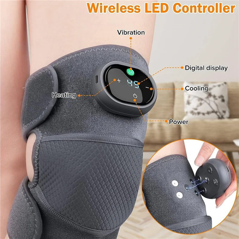 AA08-Heating Knee Massager Knee Shoulder Elbow 3-In-1Heating Vibration Massager, For Pain Relief
AA08-Heating Knee Massager Knee Shoulder Elbow 3-In-1Heating Vibration Massager, For Pain Relief