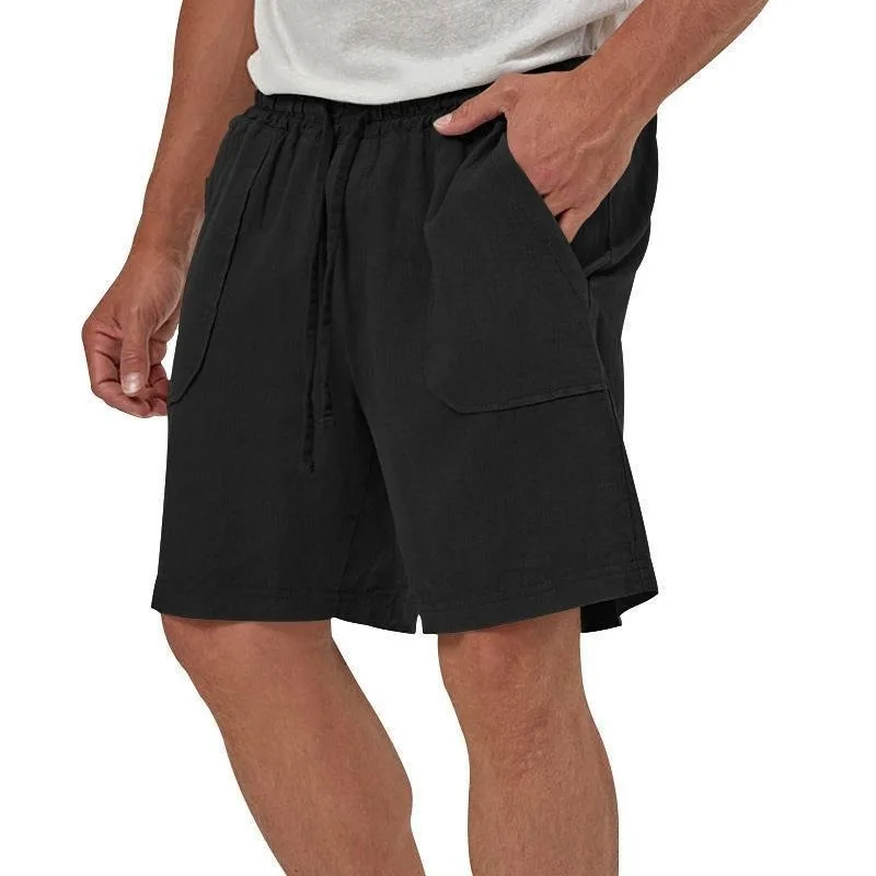 Men's Casual Summer New Cotton Linen Shorts Sports Drawstring Loose Fit Short Pants
Men's Casual Summer New Cotton Linen Shorts Sports Drawstring Loose Fit Short Pants