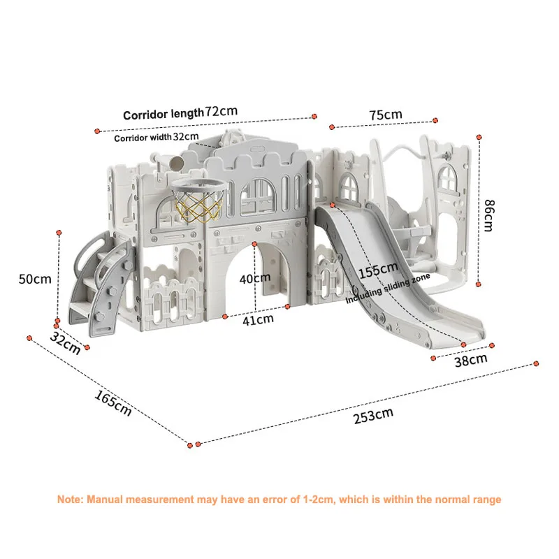 Early Learning Slide, Multifunctional Indoor Swing Set, Plastic Play Set for Kids Fun, Home Entertainment
Early Learning Slide, Multifunctional Indoor Swing Set, Plastic Play Set for Kids Fun, Home Entertainment