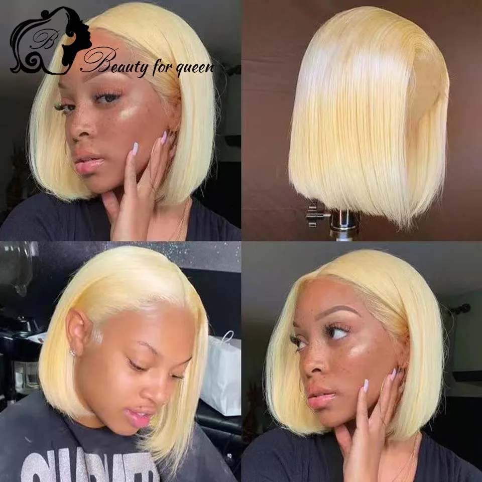 Cosplay Brazilian Colored Human Hair Wig 613 Straight Short Bob Transparent 13x4 HD Lace Frontal Wigs Wear And Go For Women
Cosplay Brazilian Colored Human Hair Wig 613 Straight Short Bob Transparent 13x4 HD Lace Frontal Wigs Wear And Go For Women