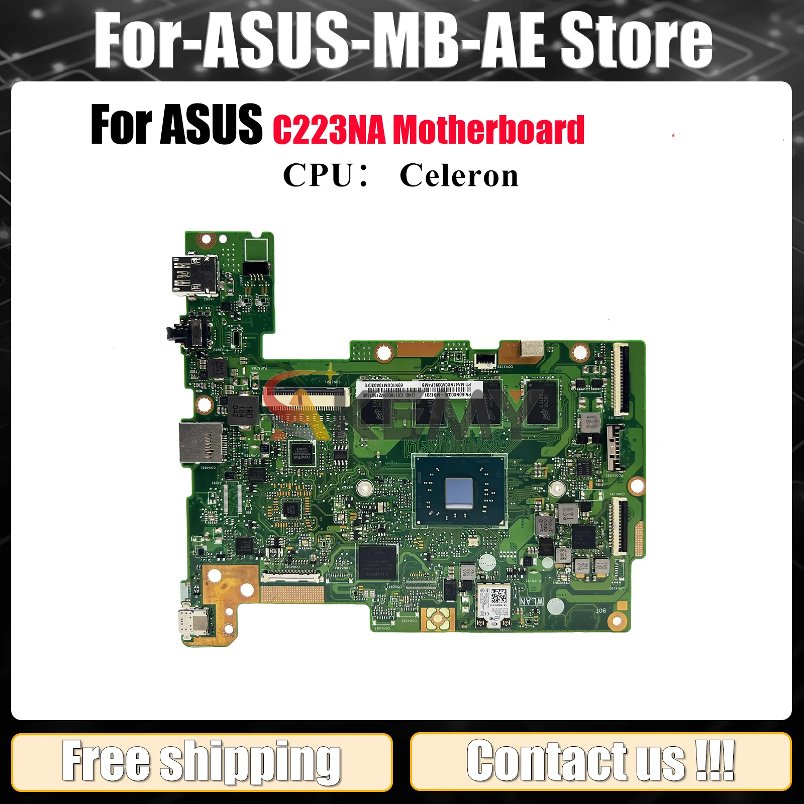 C223NA Материнская плата для ноутбука ASUS Chromebook C223N C223NA Материнская плата для ноутбука с процессором Celeron 100% тестирование ОК быстрая доставка stk
C223NA Материнская плата для ноутбука ASUS Chromebook C223N C223NA Материнская плата для ноутбука с процессором Celeron 100% тестирование ОК быстрая доставка stk