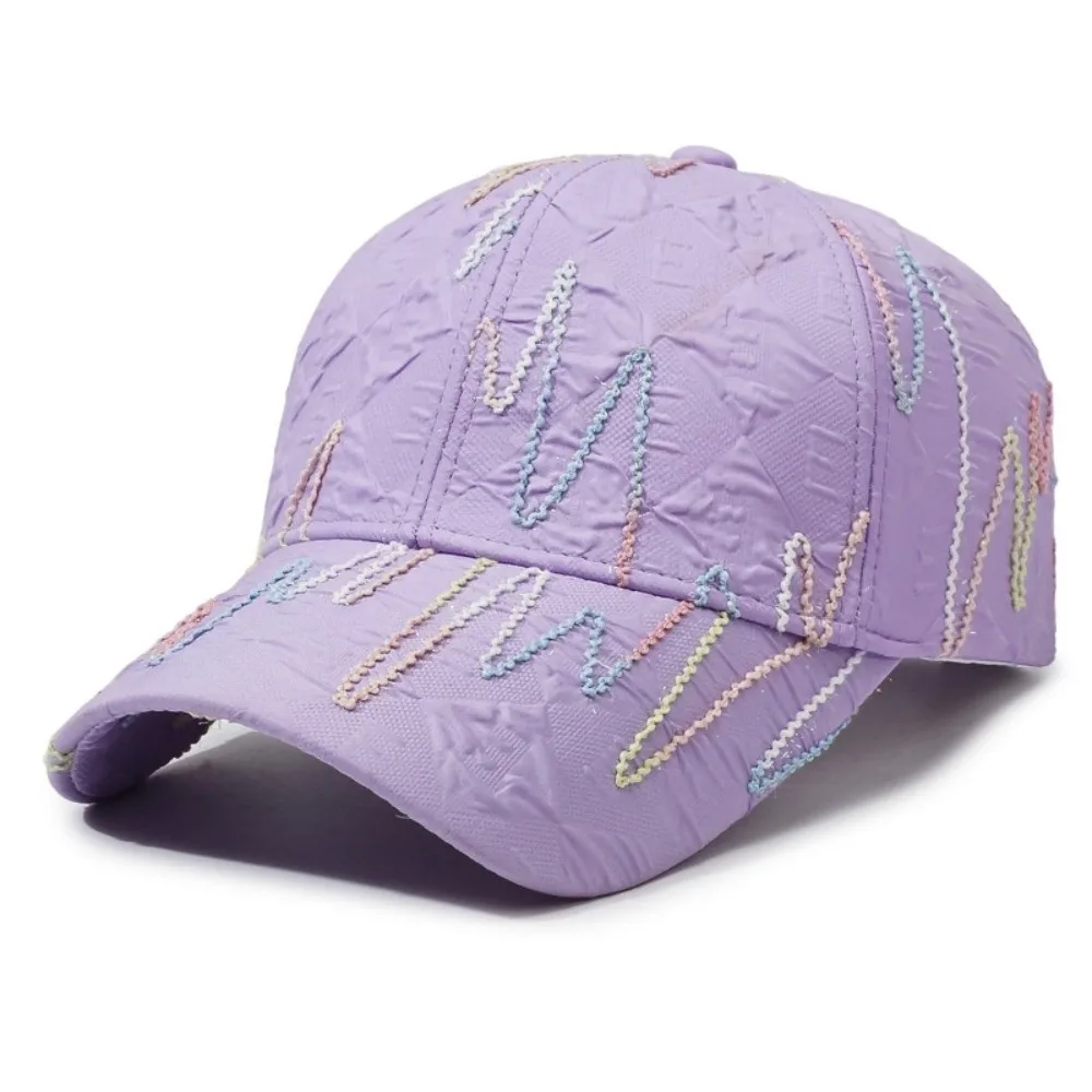 Fashionable Colorful Line Embroidered Baseball Cap UV Protection Adjustable Sun Hat Breathable Baseball Hats Travel
Fashionable Colorful Line Embroidered Baseball Cap UV Protection Adjustable Sun Hat Breathable Baseball Hats Travel