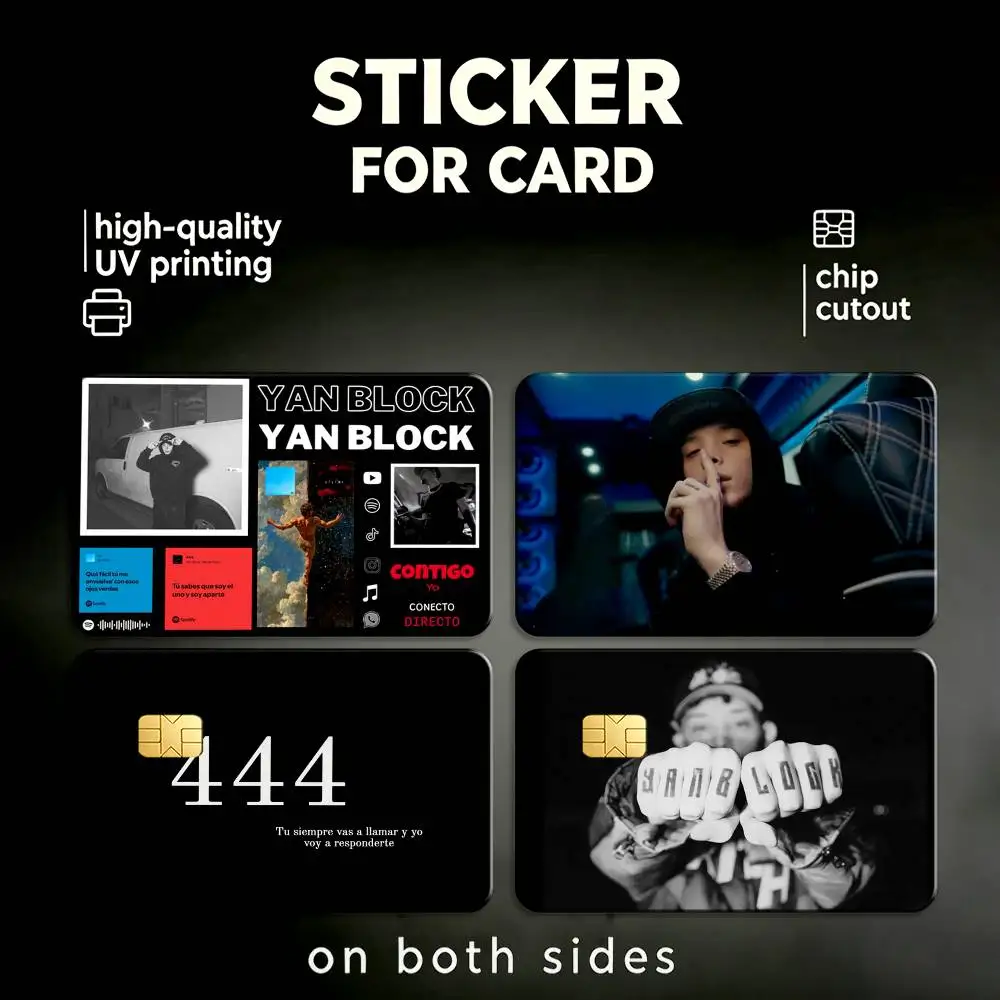 YEYE Y-Yan Block HD Waterproof Card Skins Protective Stickers for Credit Bank Game Cards
YEYE Y-Yan Block HD Waterproof Card Skins Protective Stickers for Credit Bank Game Cards