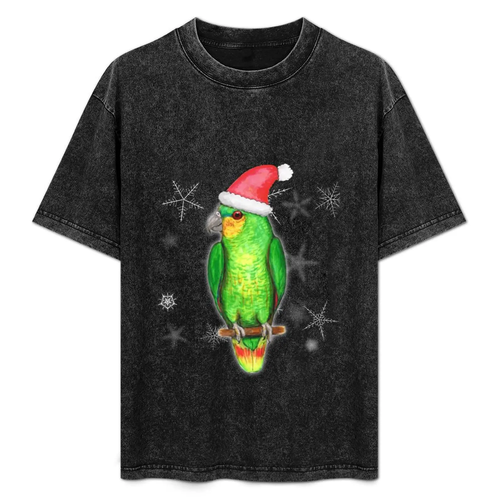 Christmas amazon parrot T-Shirt Simple Casual Short Sleeve Tee
Christmas amazon parrot T-Shirt Simple Casual Short Sleeve Tee