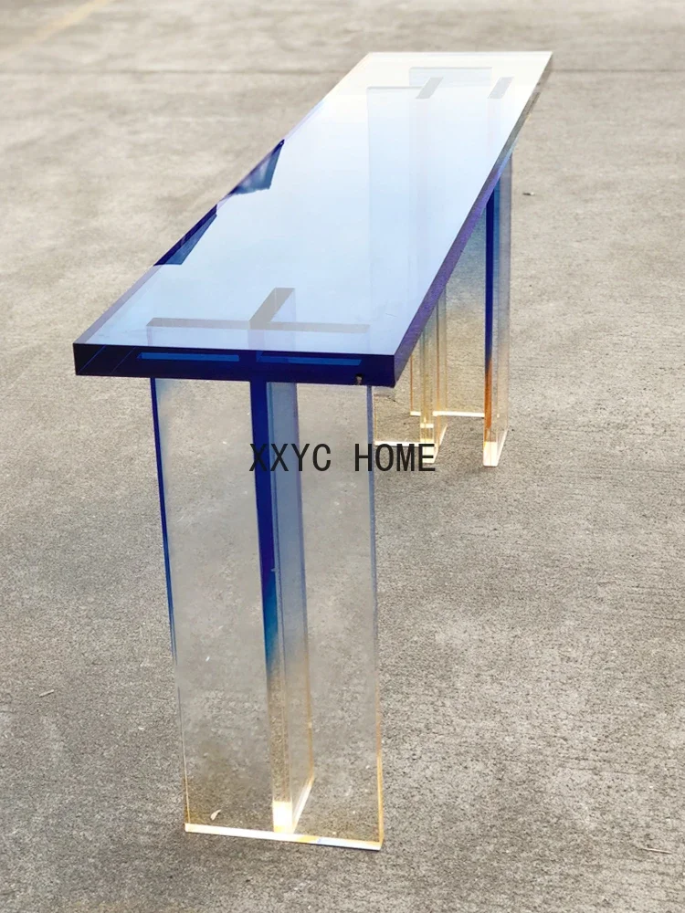 Crystal Gradient Acrylic Console Home Table Hotel Villa Decoration High-End View Table
Crystal Gradient Acrylic Console Home Table Hotel Villa Decoration High-End View Table