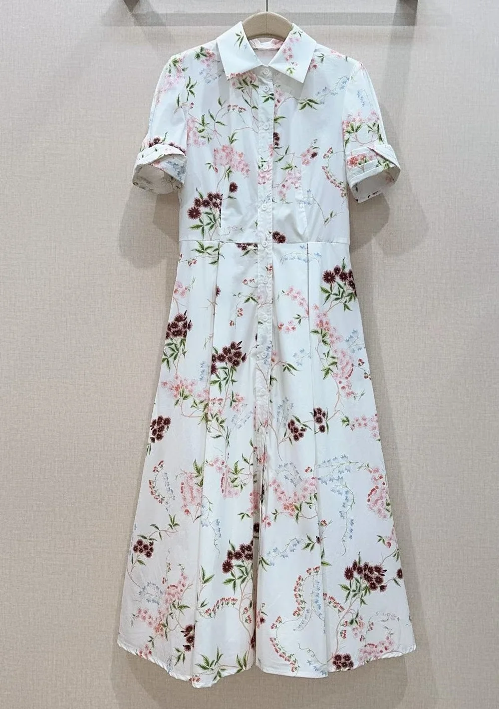 Top Quality New Summer Dress 2026 Fashion Style Women Turn-down Collar Colorful Floral Print Short Sleeve Long Shirt Dress
Top Quality New Summer Dress 2026 Fashion Style Women Turn-down Collar Colorful Floral Print Short Sleeve Long Shirt Dress