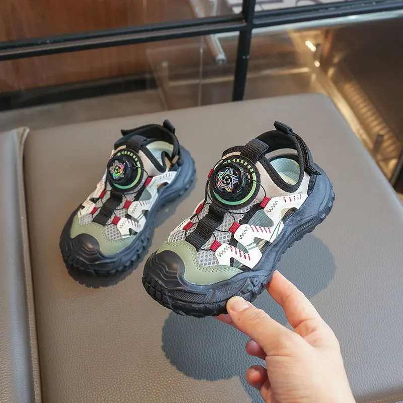 Kids Applique Shoes Mesh Patchwork Boy Sandals Sneakers 2025 Summer Hoop Loop Casual Sport Sandal Child Camouflage Shoes 26-36
Kids Applique Shoes Mesh Patchwork Boy Sandals Sneakers 2025 Summer Hoop Loop Casual Sport Sandal Child Camouflage Shoes 26-36