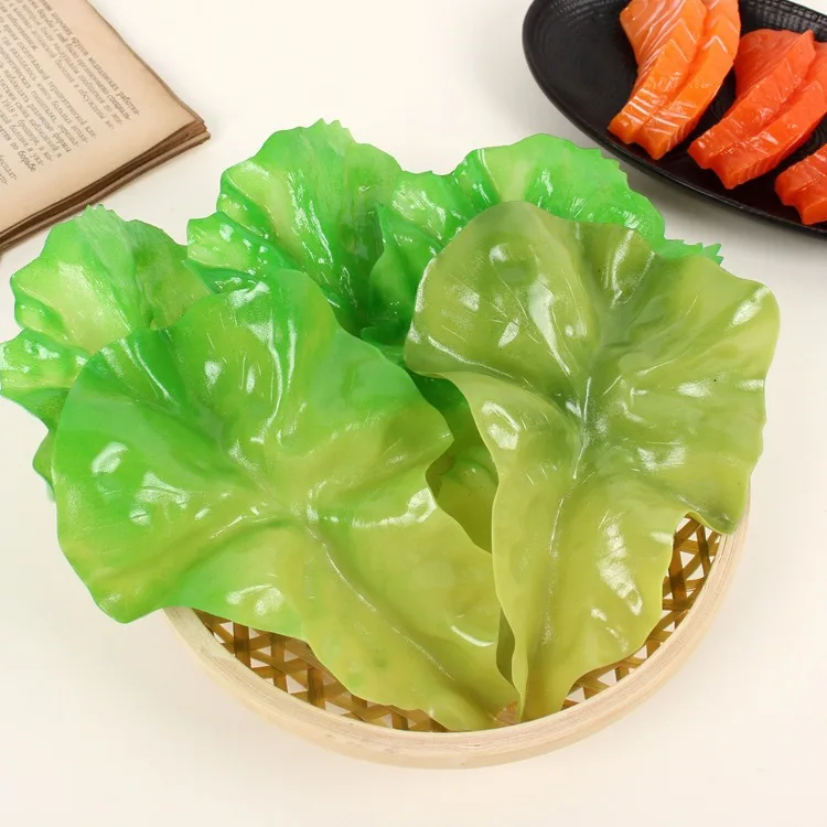 Fake Vegetable Lettuce Model Artificial Lettuce Leaves PVC Photography Props Simulation Food Decoration Props Decorations
Fake Vegetable Lettuce Model Artificial Lettuce Leaves PVC Photography Props Simulation Food Decoration Props Decorations