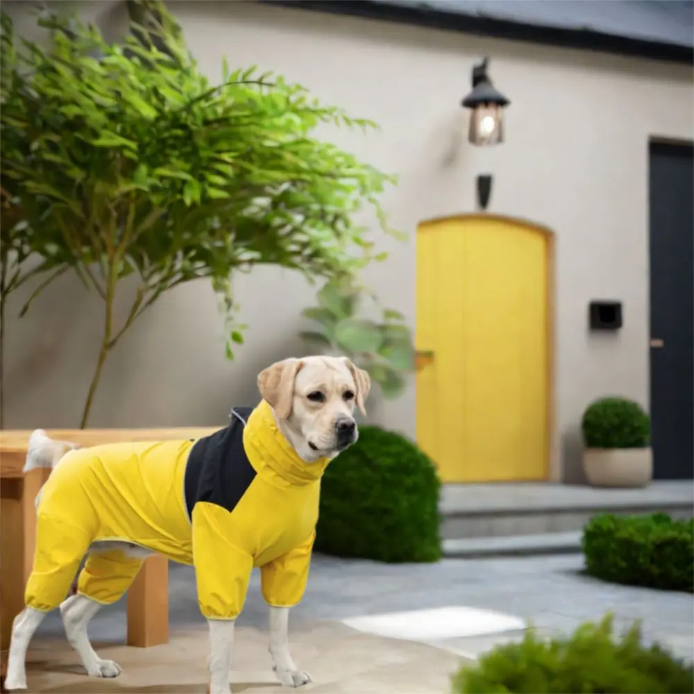 Dog Rain Overalls Reflective Dog Raincoat Waterproof Breathable Waterproof Dog Clothes Adjustable Pet Raincoat Rainy Weather
Dog Rain Overalls Reflective Dog Raincoat Waterproof Breathable Waterproof Dog Clothes Adjustable Pet Raincoat Rainy Weather
