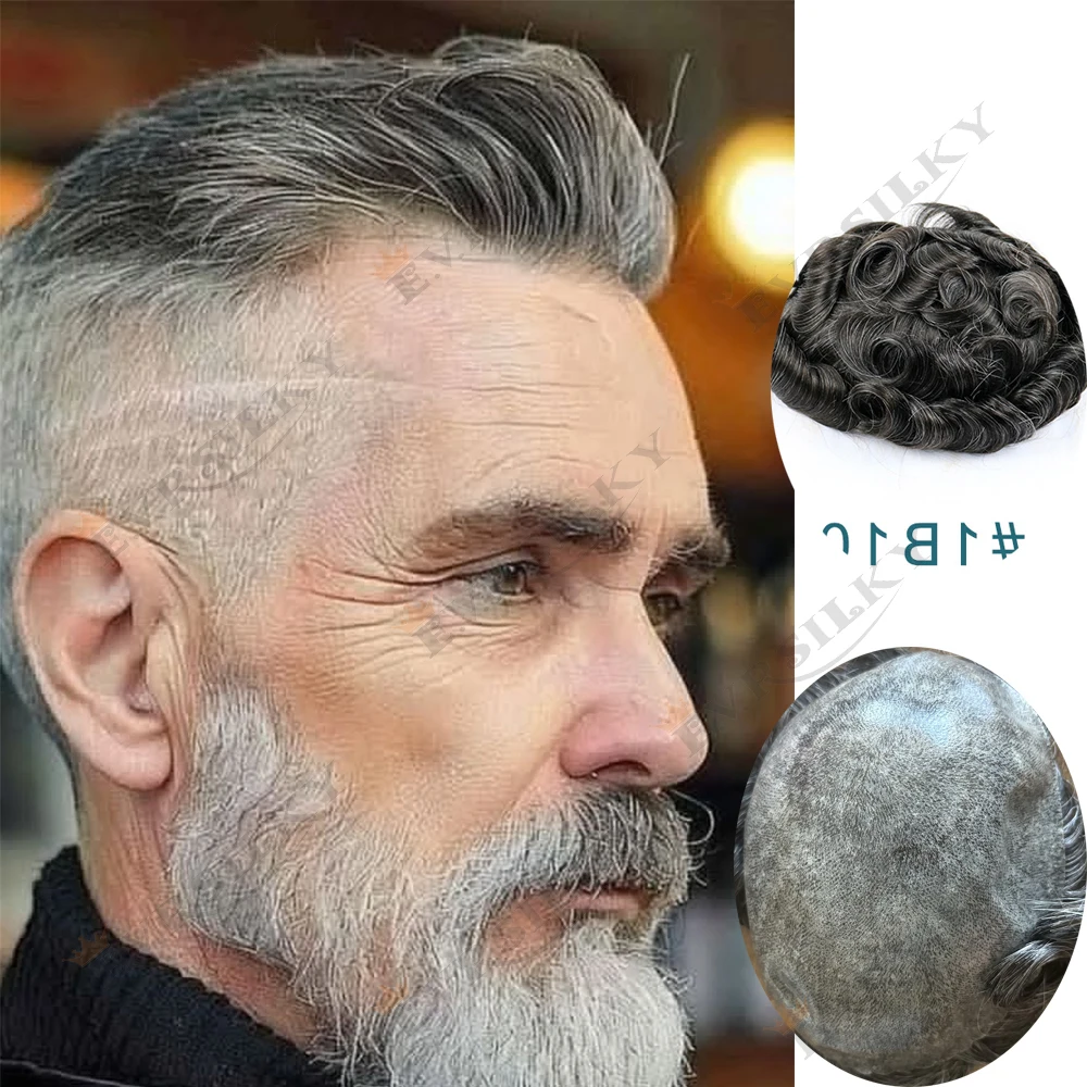 Серый Черный 1B10 1B40 Супер прочный натуральный волос Самые дешевые мужские парики из микро тонкой кожи # 4-х светлый коричневый парик из 100% человеческих волос
Серый Черный 1B10 1B40 Супер прочный натуральный волос Самые дешевые мужские парики из микро тонкой кожи # 4-х светлый коричневый парик из 100% человеческих волос