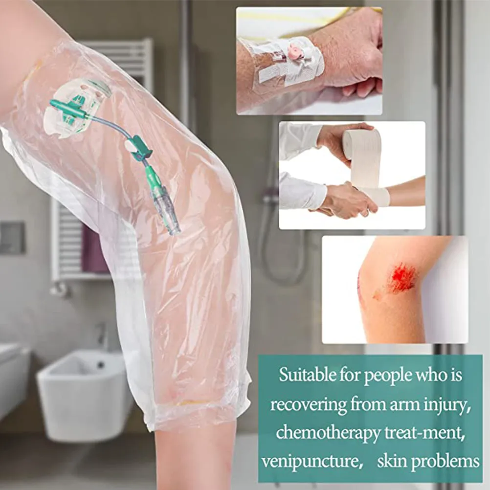1Set Adult Elbow Shower Cover Waterproof Protective Sleeve Silicone Reusable Lightweight Comfortable Flexible Fit for Arm Cast
1Set Adult Elbow Shower Cover Waterproof Protective Sleeve Silicone Reusable Lightweight Comfortable Flexible Fit for Arm Cast