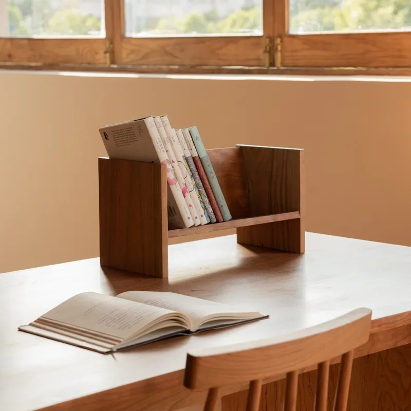 Desktop Bookshelf Solid Wood Simple Storage and Organization Rack Small Storage Rack
Desktop Bookshelf Solid Wood Simple Storage and Organization Rack Small Storage Rack