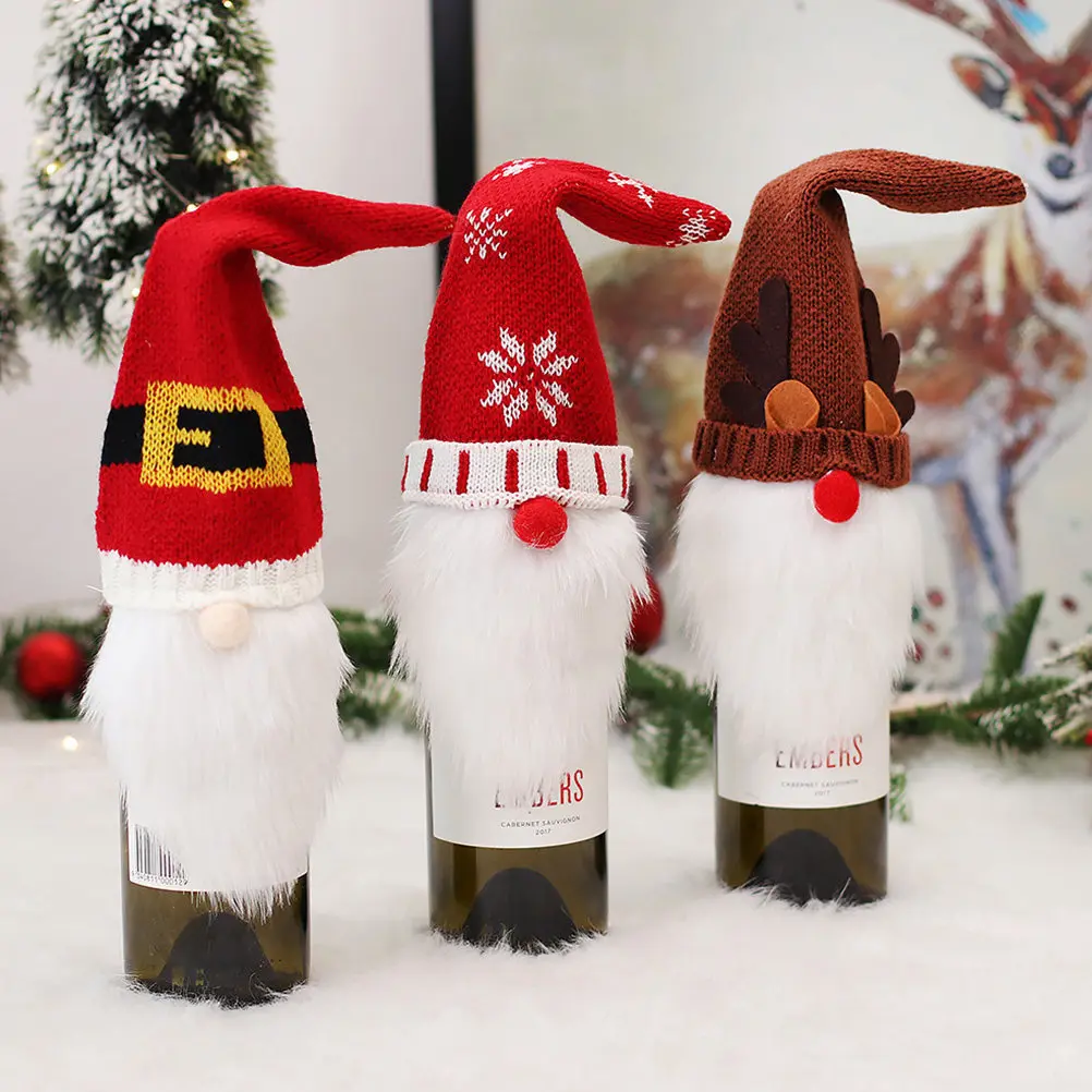 4 шт. чехлов для винных бутылок в виде гномов, креативные украшения для рождественской вечеринки, декор для праздничного обеденного стола, праздничные обертки для винных бутылок
4 шт. чехлов для винных бутылок в виде гномов, креативные украшения для рождественской вечеринки, декор для праздничного обеденного стола, праздничные обертки для винных бутылок