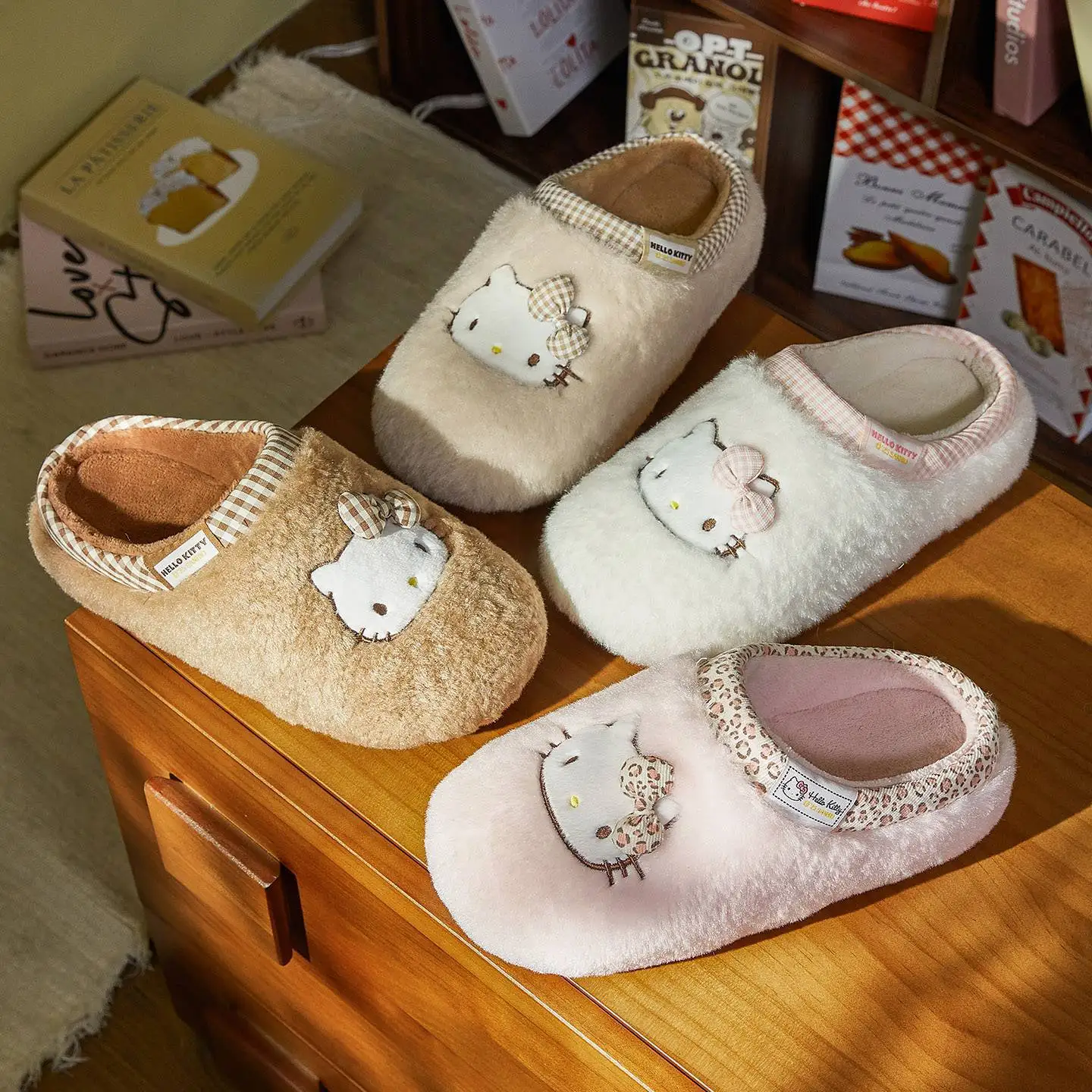 Детские тапочки, домашняя обувь с мультяшным котом и бантом Зимняя обувь для девочек, противоскользящая теплая белая обувь цвета хаки с мягкой подошвой, размер 36-41
Детские тапочки, домашняя обувь с мультяшным котом и бантом Зимняя обувь для девочек, противоскользящая теплая белая обувь цвета хаки с мягкой подошвой, размер 36-41