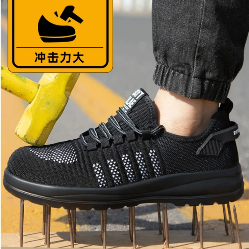 Большие размеры 36–46, мужские и женские защитные уличные походные туфли, кроссовки с воздушной сеткой, мягкая кевларовая стелька, противоударная стальная носка 816
Большие размеры 36–46, мужские и женские защитные уличные походные туфли, кроссовки с воздушной сеткой, мягкая кевларовая стелька, противоударная стальная носка 816
