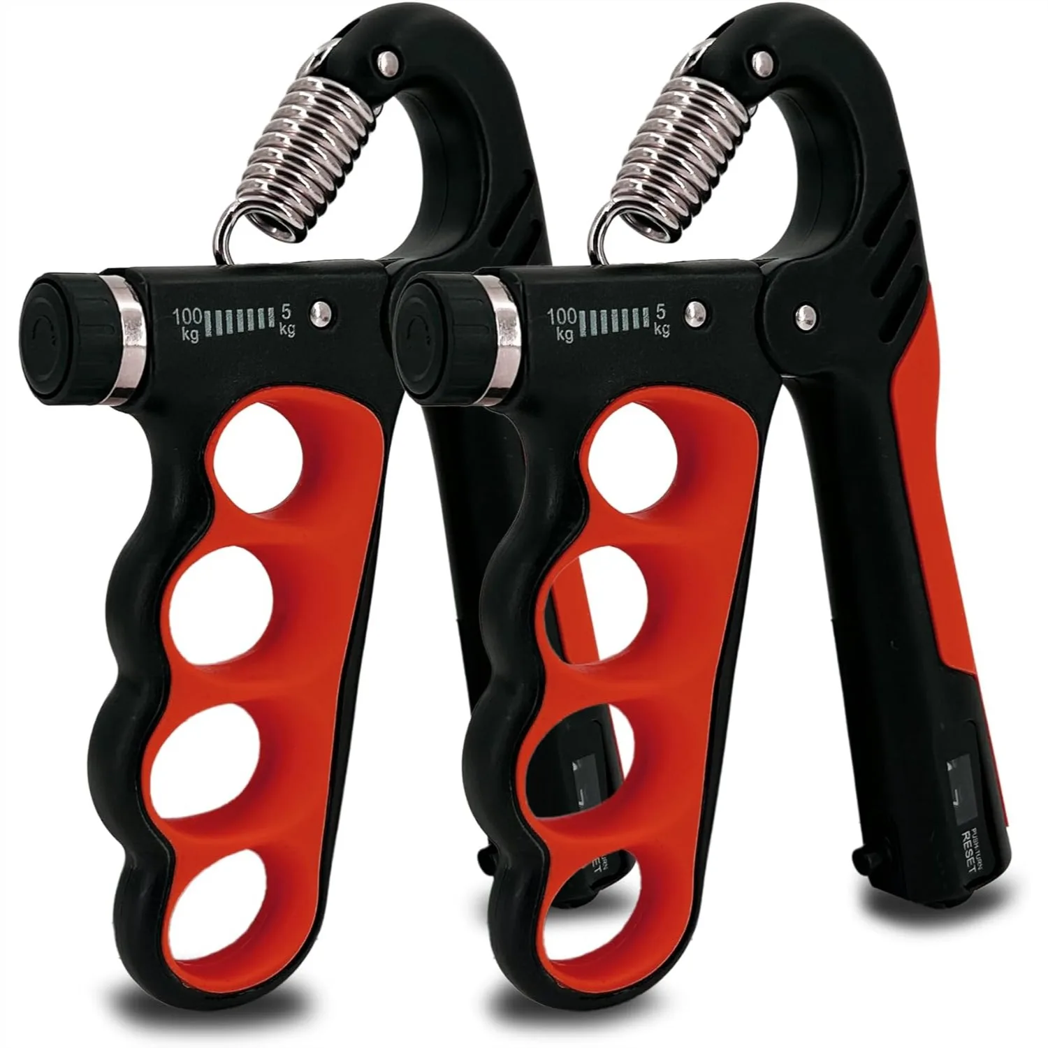 Grip Strength Trainer 2 Pack - Adjustable 11-220Lbs with Auto Counter Hand Gripper for Athletes Musicians Gym Home
Grip Strength Trainer 2 Pack - Adjustable 11-220Lbs with Auto Counter Hand Gripper for Athletes Musicians Gym Home