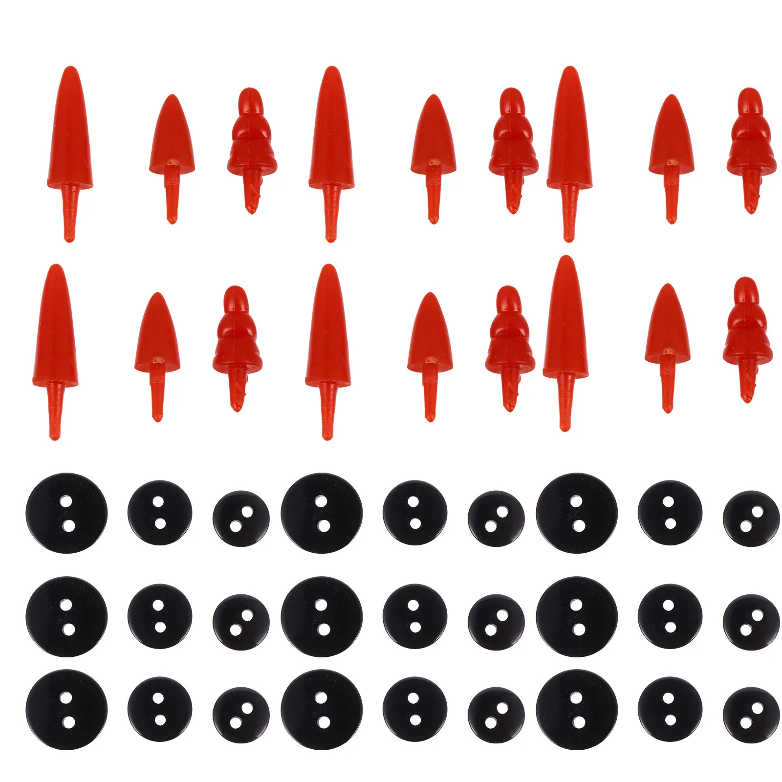 260Pcs Snowman DIY Ornament Kit Colorful Christmas Decorative Accessories Handmade Snowman Nose Button Set for DIY Craft
260Pcs Snowman DIY Ornament Kit Colorful Christmas Decorative Accessories Handmade Snowman Nose Button Set for DIY Craft