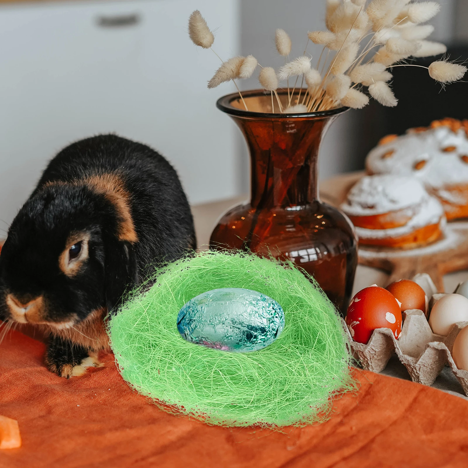 5Pcs Colorful Bird Nest Fillers Fine Craftsmanship Easter Filling Material for Holiday Decor Easter Party Decoration Supplies
5Pcs Colorful Bird Nest Fillers Fine Craftsmanship Easter Filling Material for Holiday Decor Easter Party Decoration Supplies