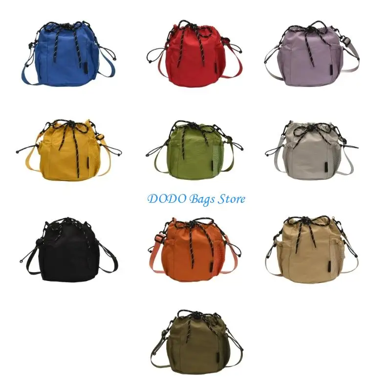 E8FB Stylish Summer 2025 Nylon Bucket Bag Casual Lightweight Crossbody Shoulder Bag
E8FB Stylish Summer 2025 Nylon Bucket Bag Casual Lightweight Crossbody Shoulder Bag