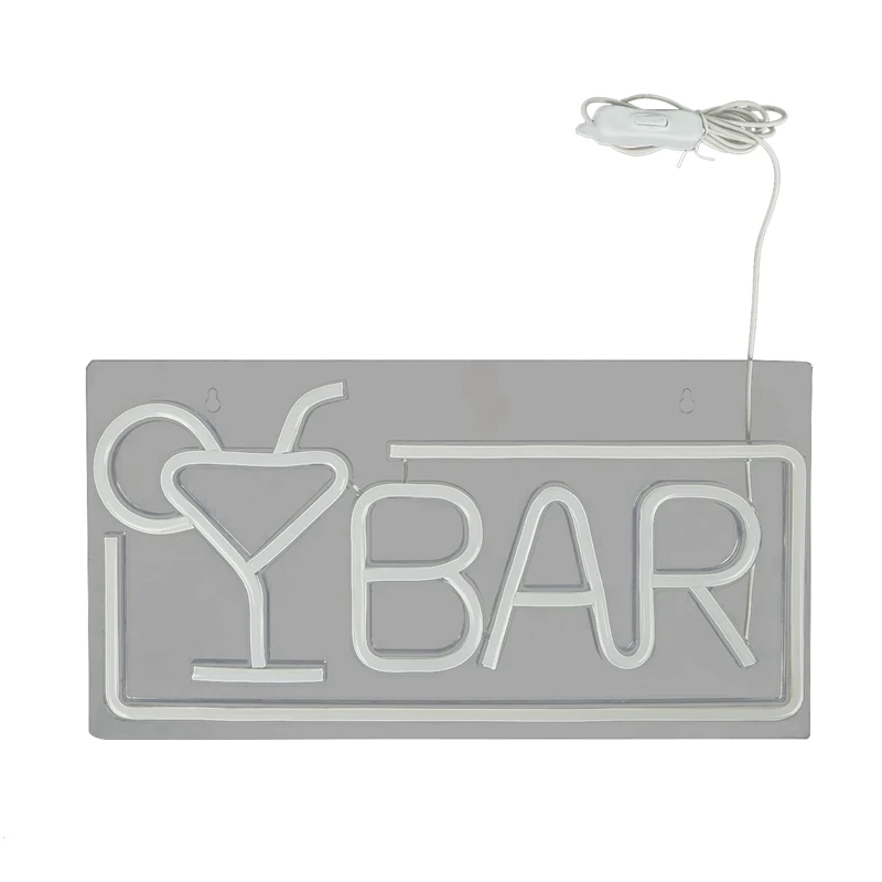 Neon Bar Signs, USB Powered Bar Neon Signs For Wall Decor, Bright LED Bar Sign With Metal Chain For Home Bar, Club
Neon Bar Signs, USB Powered Bar Neon Signs For Wall Decor, Bright LED Bar Sign With Metal Chain For Home Bar, Club