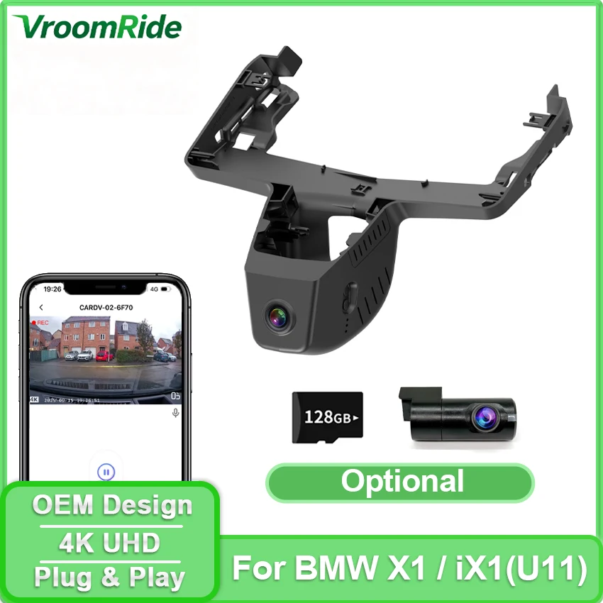 4K видеорегистратор для BMW X1 и iX1 (U11) 2023-2026, OEM DVR с Wi-Fi и приложением, передняя и задняя камеры 2160P UHD, ночное видение
4K видеорегистратор для BMW X1 и iX1 (U11) 2023-2026, OEM DVR с Wi-Fi и приложением, передняя и задняя камеры 2160P UHD, ночное видение