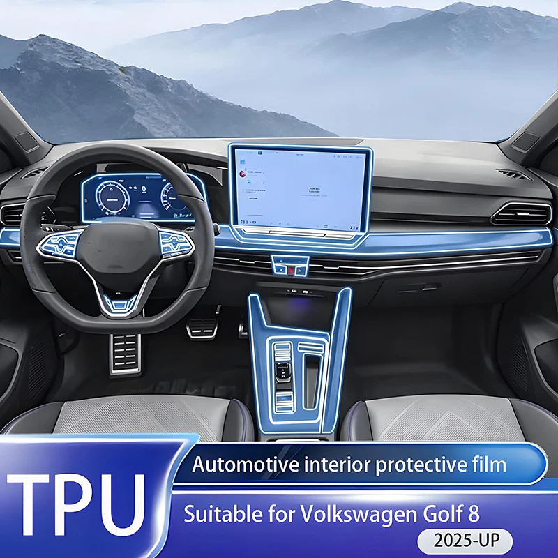 Car Transparent TPU Film for Volkswagen VW Golf 8.5 2025 Golf 8 MK8.5/7 2024 Gear Panel GPS Center Console PPF Protection
Car Transparent TPU Film for Volkswagen VW Golf 8.5 2025 Golf 8 MK8.5/7 2024 Gear Panel GPS Center Console PPF Protection