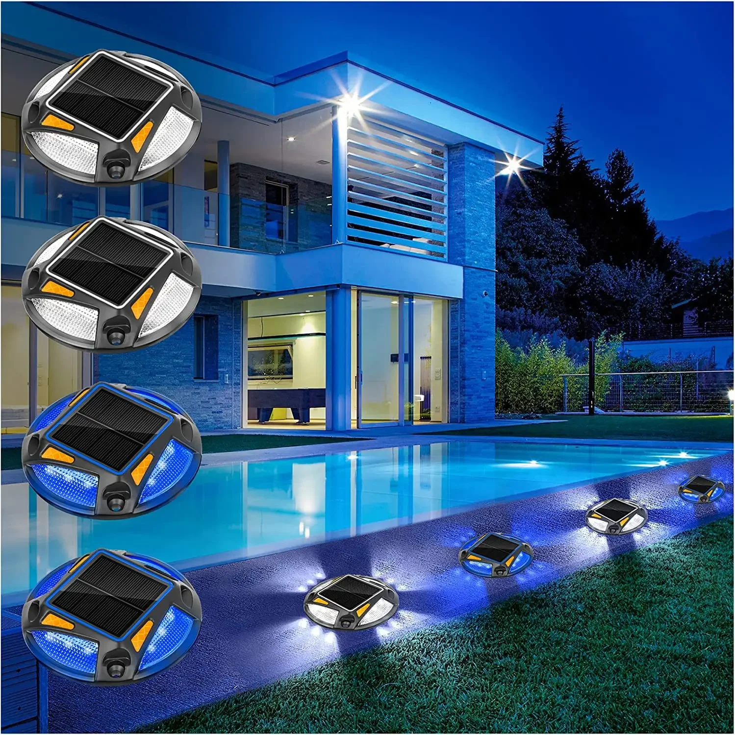 Upgraded 1200mAh LED Solar Light IP68 Waterproof Outdoor Lighting Pressure Resistant Lamp Courtyard Garden Step Warning Lights
Upgraded 1200mAh LED Solar Light IP68 Waterproof Outdoor Lighting Pressure Resistant Lamp Courtyard Garden Step Warning Lights