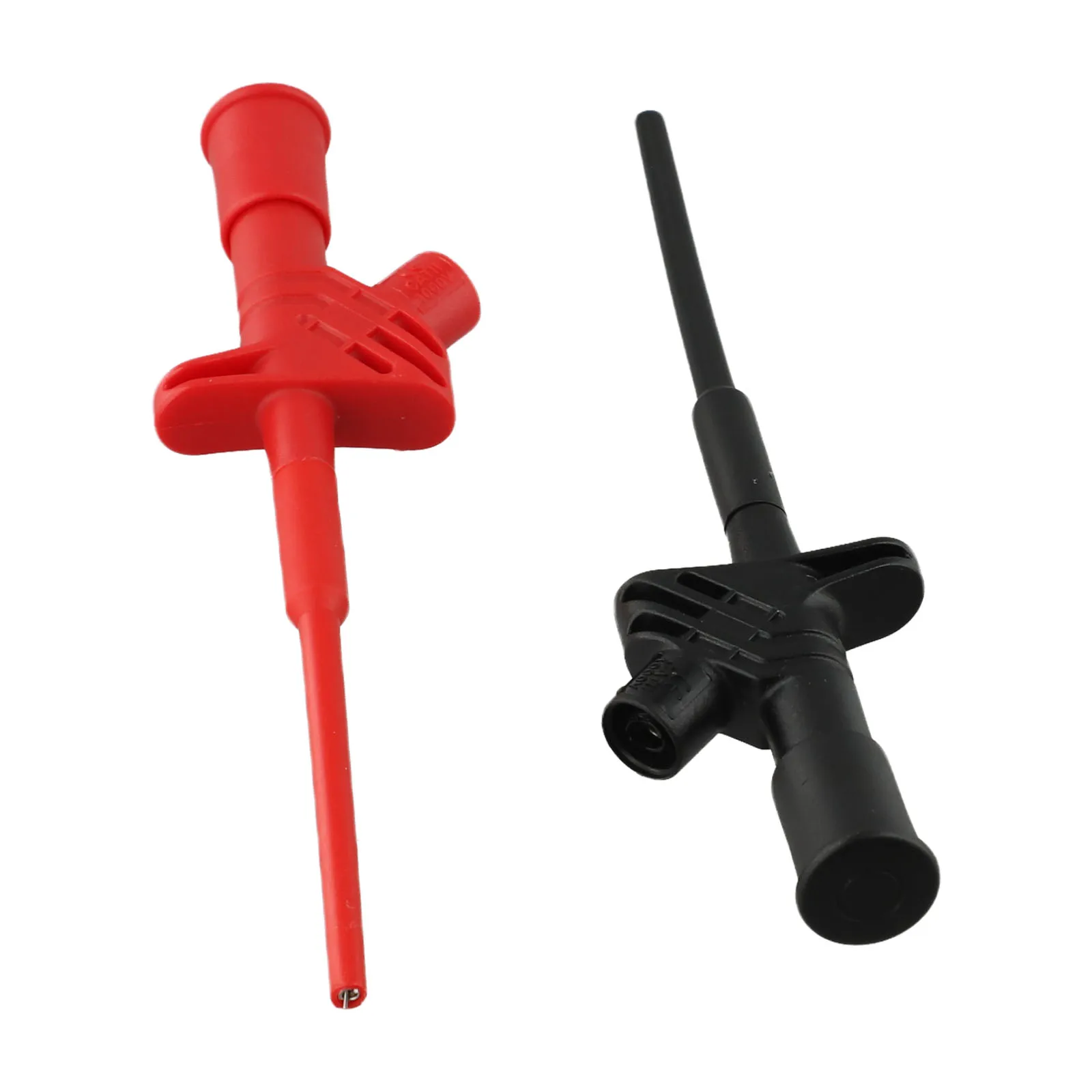 2pcs Multimeter Cable Test Probes Insulated 10 A Clip Test Probe With 4mm Socket For Clamp Multimeters Accessories
2pcs Multimeter Cable Test Probes Insulated 10 A Clip Test Probe With 4mm Socket For Clamp Multimeters Accessories