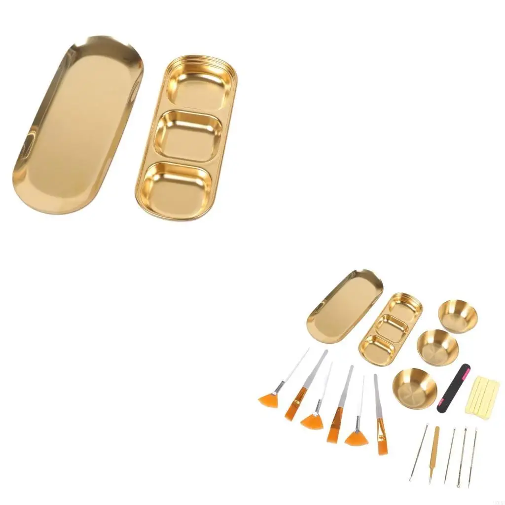 29 шт., набор мисок для смешивания из нержавеющей стали золотого цвета, косметические миски для смешивания, многослойный лоток,
29 шт., набор мисок для смешивания из нержавеющей стали золотого цвета, косметические миски для смешивания, многослойный лоток,