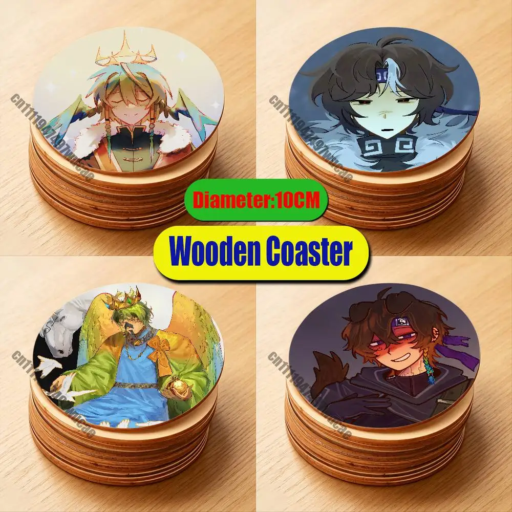 For P-Parrotx2 W-Wifies Coaster Cover Liquor Beer Drink Water Coffee Tea Cup Glass Mat Wood Round Custom
For P-Parrotx2 W-Wifies Coaster Cover Liquor Beer Drink Water Coffee Tea Cup Glass Mat Wood Round Custom