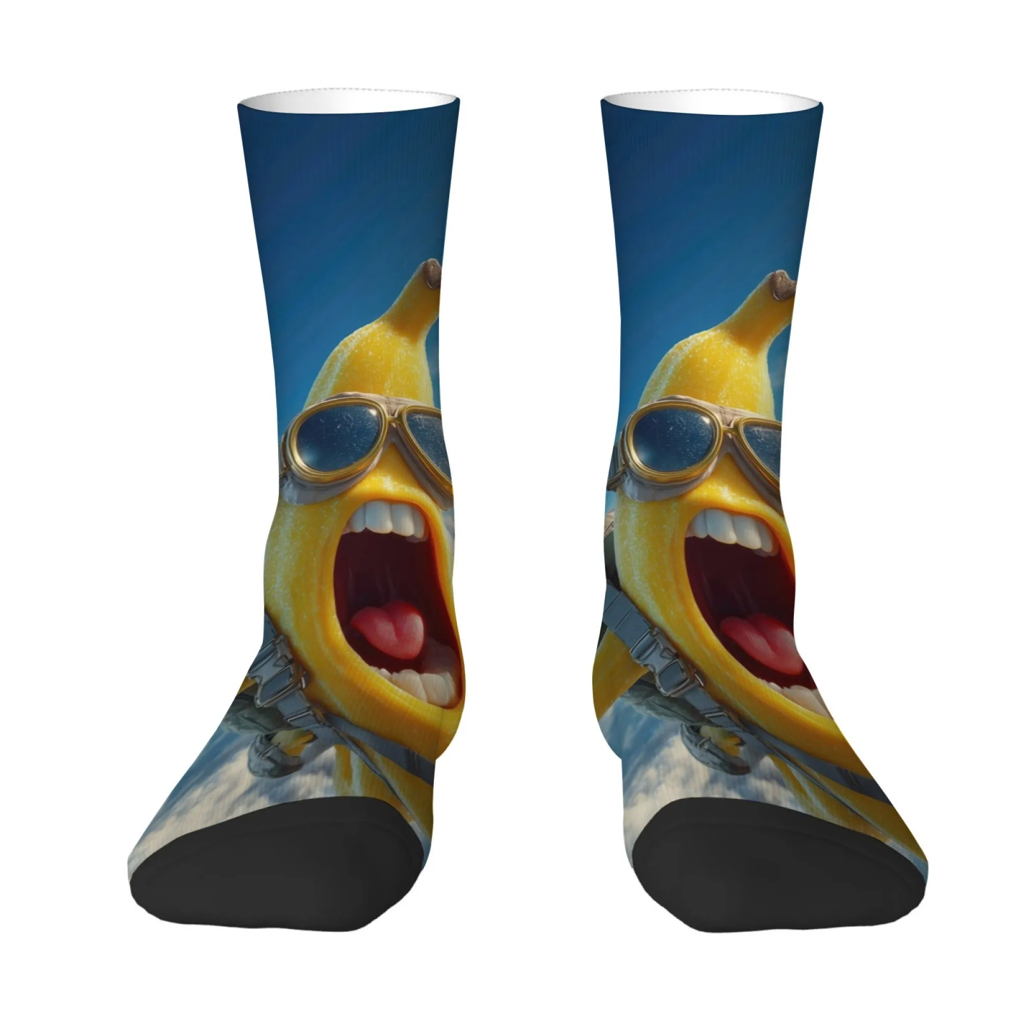 Screaming Flying Banana Socks Men's Athletic Socks for Hiking Running Cycling Novelty Funny Trendy Crew Socks Holiday Gift
Screaming Flying Banana Socks Men's Athletic Socks for Hiking Running Cycling Novelty Funny Trendy Crew Socks Holiday Gift