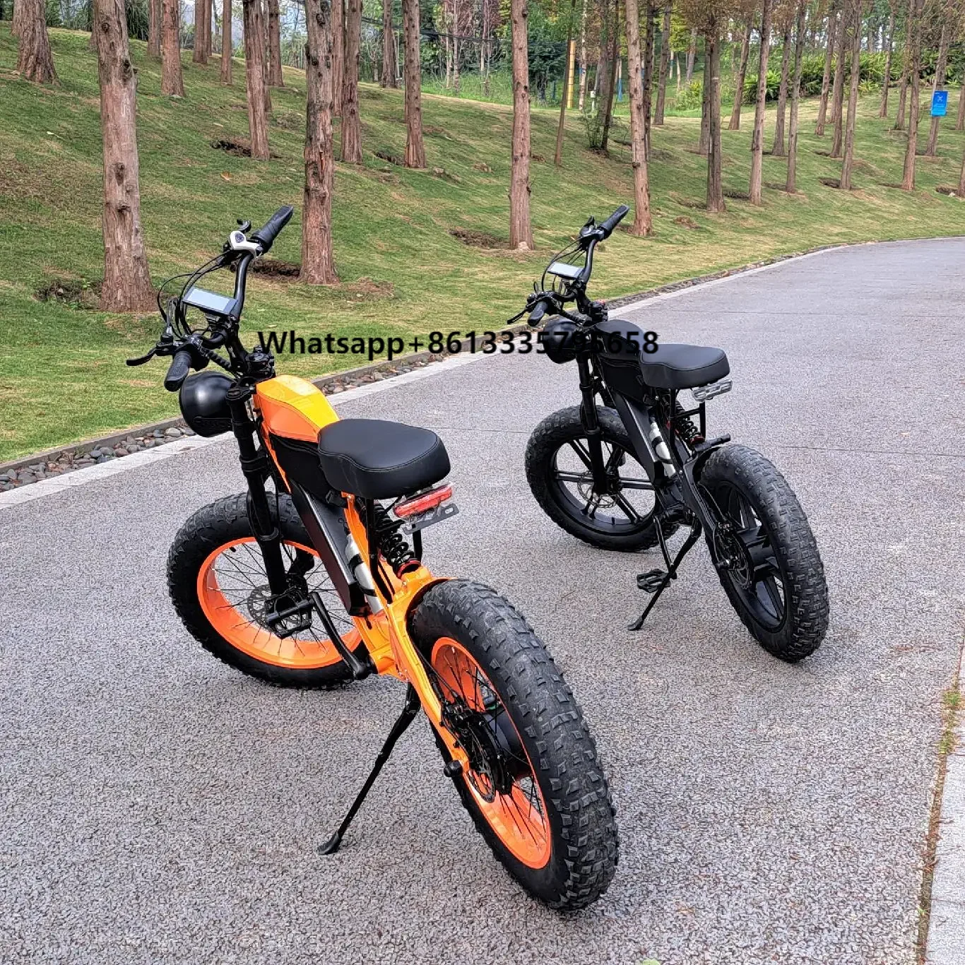 US Warehouse 26" Fat Tire Electric Hybrid MTB Bike Dual Motors Center Controller 48V 22.4AH 2000W Features Rear Shock Absorber
US Warehouse 26" Fat Tire Electric Hybrid MTB Bike Dual Motors Center Controller 48V 22.4AH 2000W Features Rear Shock Absorber
