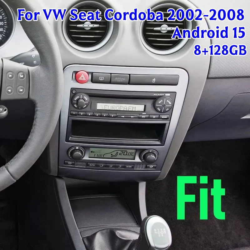 Car Stereo Radio For VW Seat Cordoba 2002-2008 Multimedia Player 7" Wireless Apple Carplay 2DIN Android 15 Reverse Image Camera
Car Stereo Radio For VW Seat Cordoba 2002-2008 Multimedia Player 7" Wireless Apple Carplay 2DIN Android 15 Reverse Image Camera